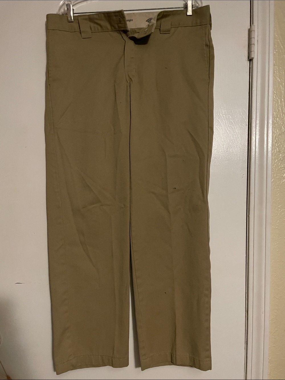 Dickies Men's Straight-Leg Work Chinos in Tan